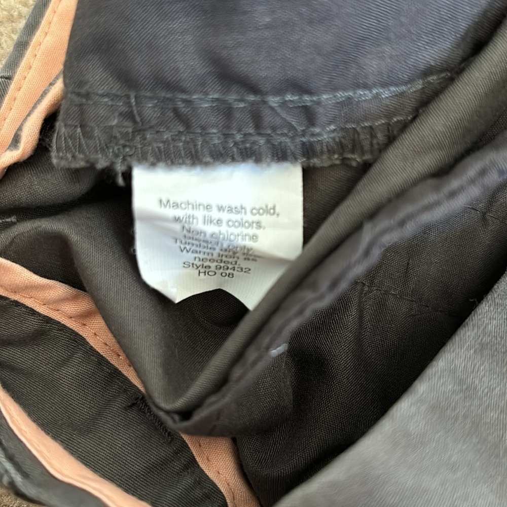 Price is firm J. CREW Stretch Gray Bermuda Shorts Size 4 - Picture 5 of 7